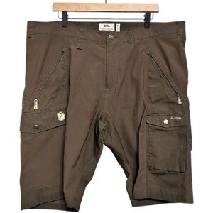 Fjallraven Shorts Brown Mens 40” Hiking Outdoor Camping G1000 Clean